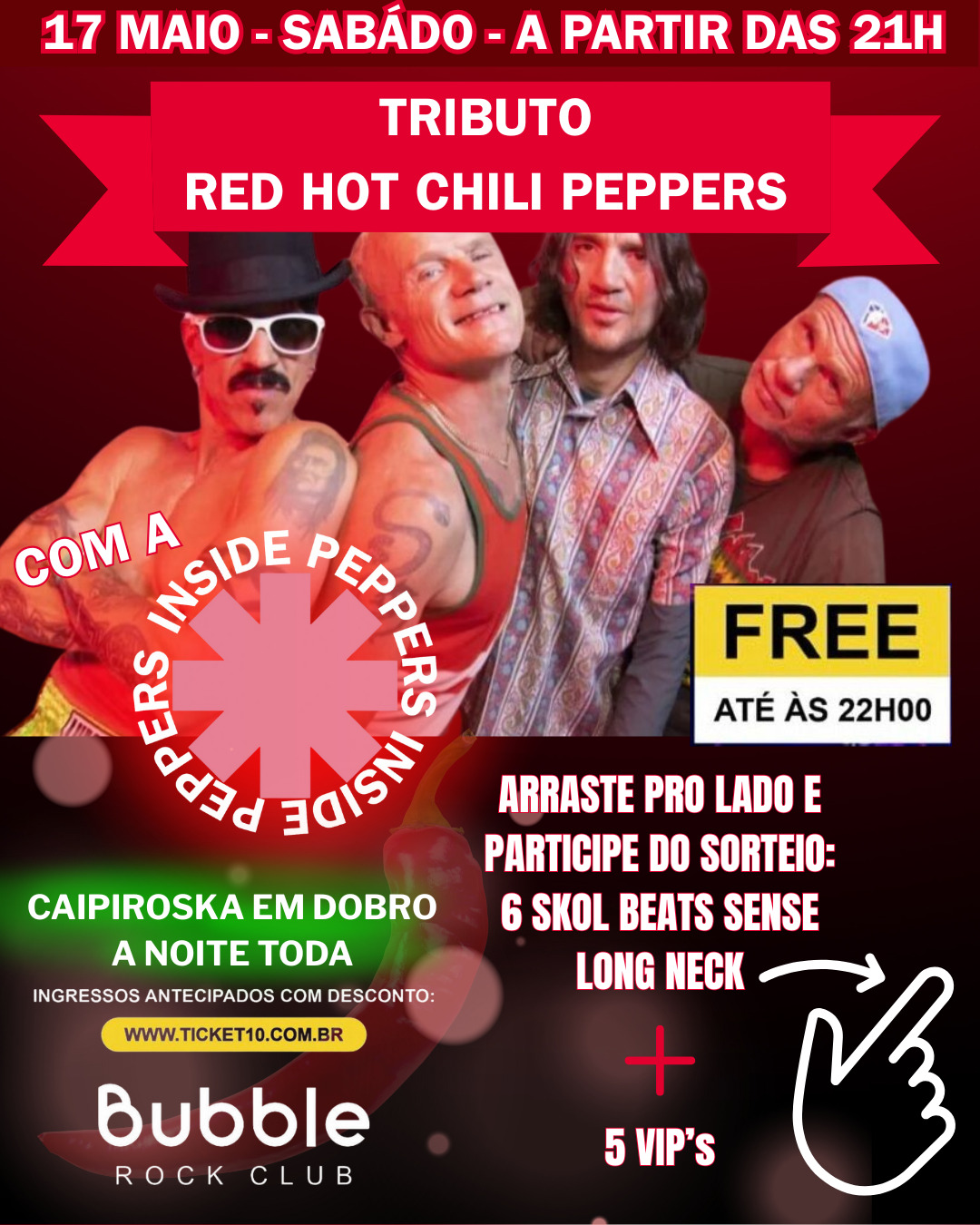 Red Hot Chilli Peppers cover com Inside Peppers